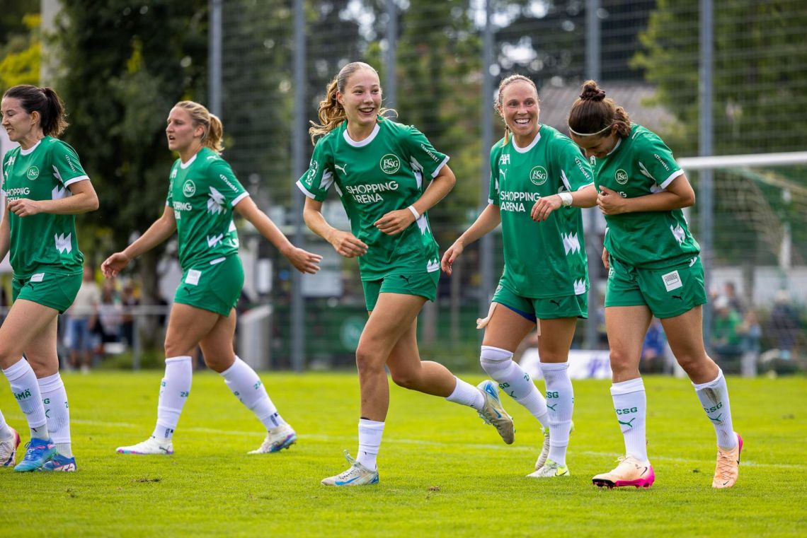 Fussballspiel FC St.Gallen Frauen